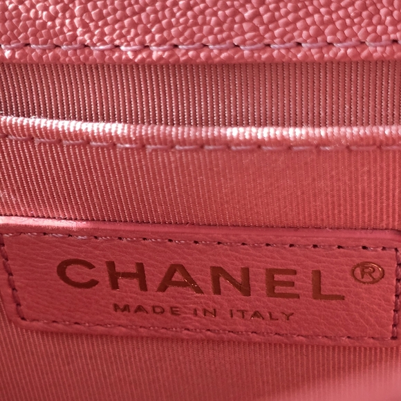 Chanel pink boy chevron old medium - Picture 3 of 4